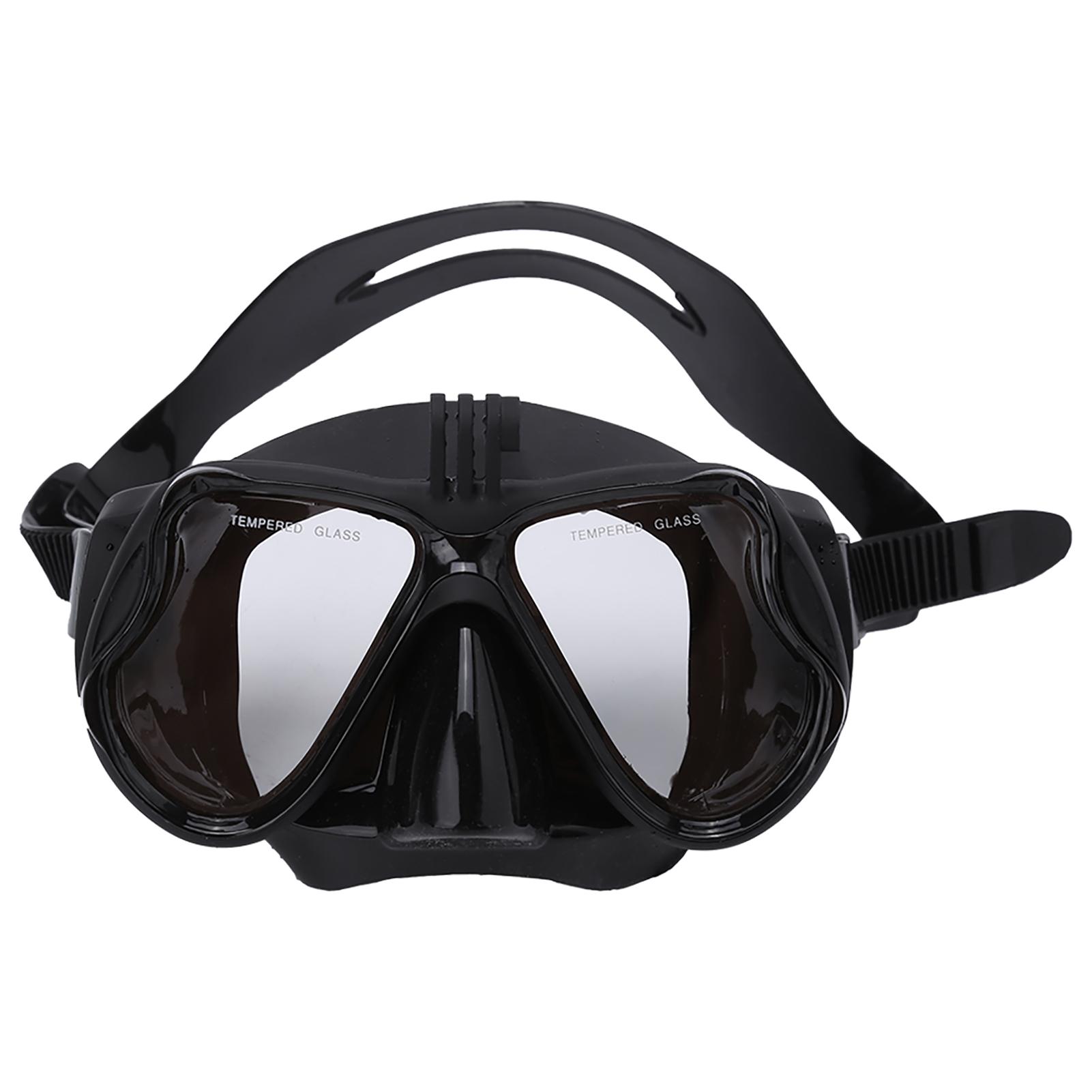 4 цвета закаленное стекло линза гибкий силикон дайвинг маска для лица для взрослых